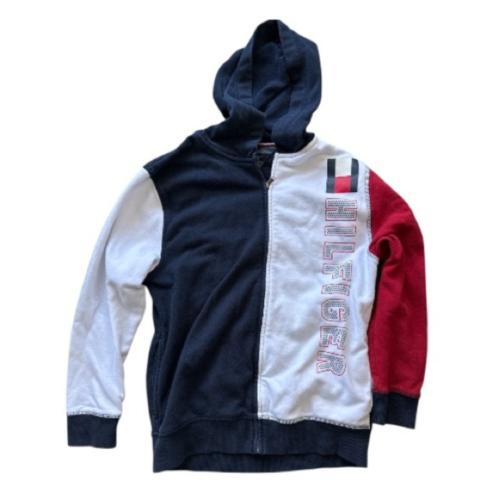 Tommy Hilfiger youth L zip hoodie GUC EC0071
